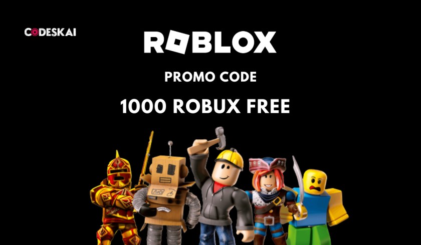 Roblox Promo Code for 1000 Robux